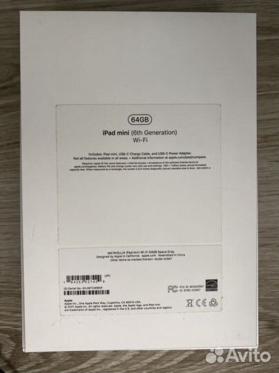 Планшет Apple iPad mini 6 64 Гб Wi-Fi 2021