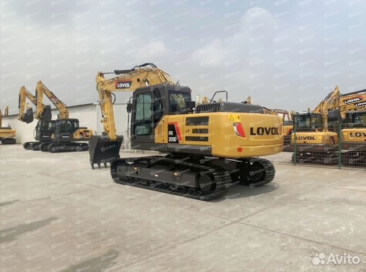 Гусеничный экскаватор Lovol FR220D, 2024
