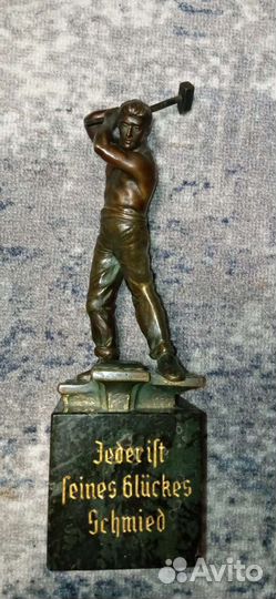 Бронзовая статуэтка 20 век. Юлиус Шмидт-Феллинг