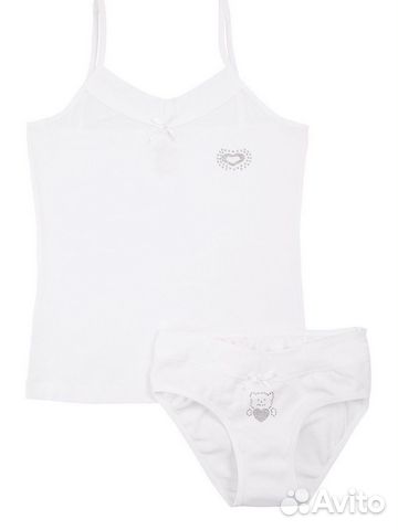 Комплект белья для девочки, майка+трусы