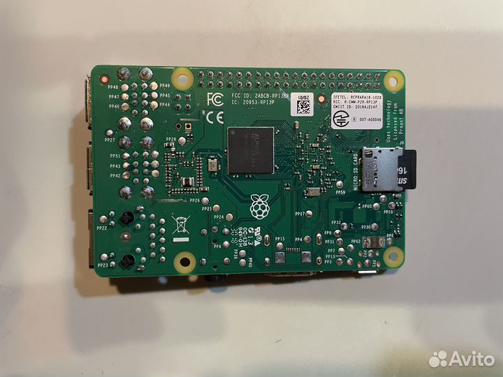 Микрокомпьютер Raspberry PI 3 Model B+