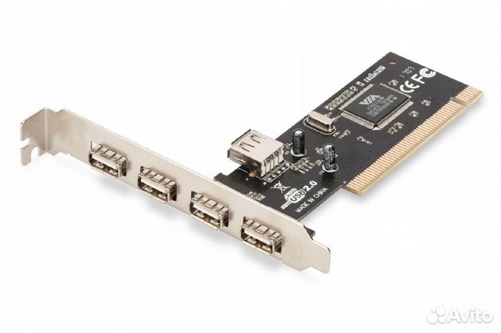 Контроллер USB2.0 PCI VIA6212 (4+1)