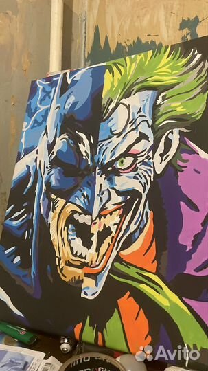 Картина рисовала по номерам