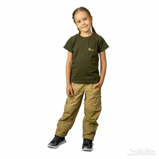 58270 Футболка детская Classic Kids, хлопок, хаки