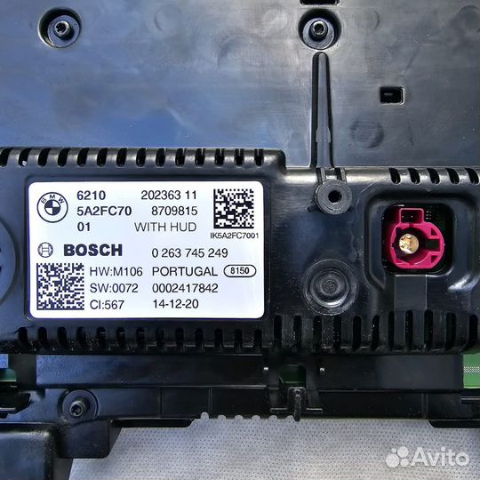 Щиток приборов Full Led MGU под проекцию BMW G05