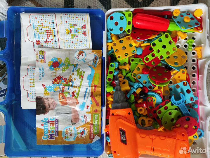 Детский конструктор с дрелью