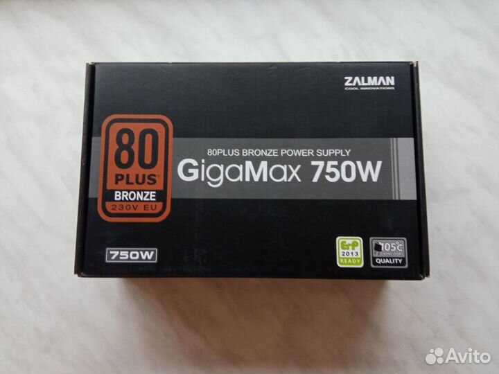 Блок питания Zalman GigaMax (gvii) 750W