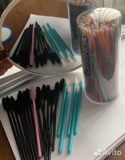 Микробраши, щеточки для ресниц и бровей