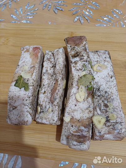 Сало соленое домашнее