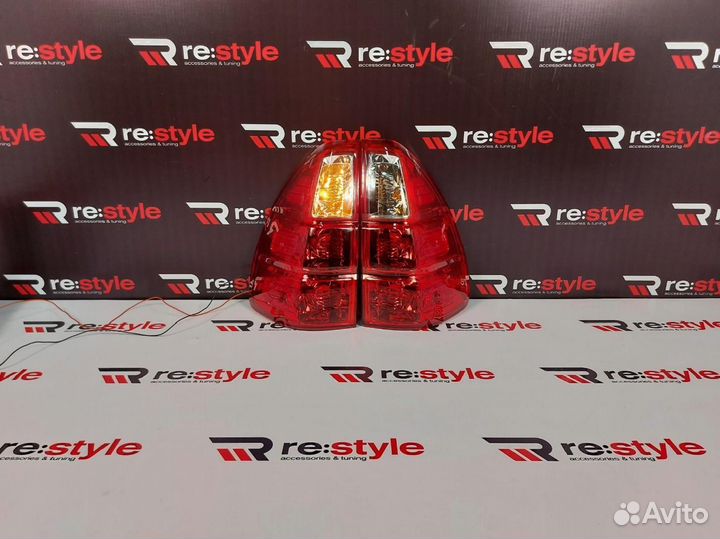 Фонари задние Lexus GX470 Красные Vland