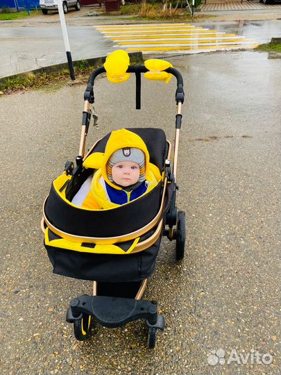 Коляска для новорождённого 3 в 1