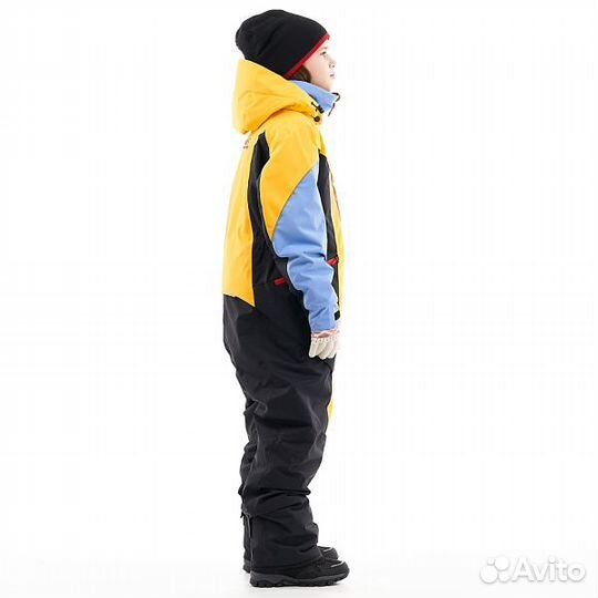 Зимний утеплен комбинезон DF Jun Yell-Blue 152-158