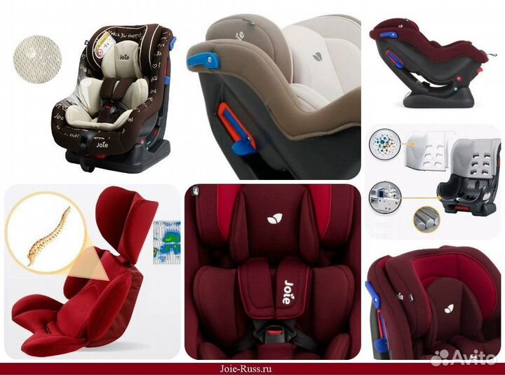 Автокресло 0-18кг Joie steady Бежевый цвет