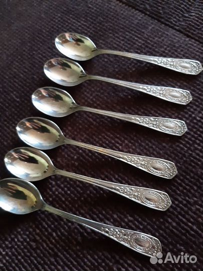 Чайные мельхиоровые ложки Кольчугино