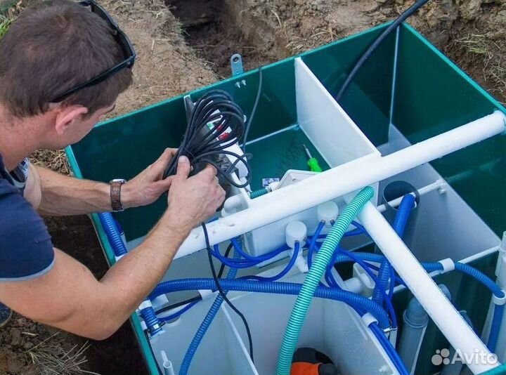 Септик для дома и дачи. Установка под ключ