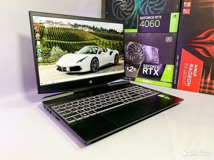 Игровой ноутбук HP Core i5/GTX 1650-4Gb/16Gb/SSD 1