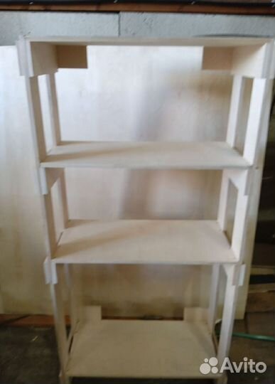 Стеллаж из фанеры полка из фанеры