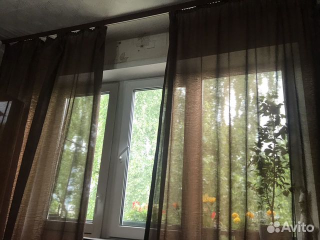 Шторы коричневые 2,5м 2 штуки