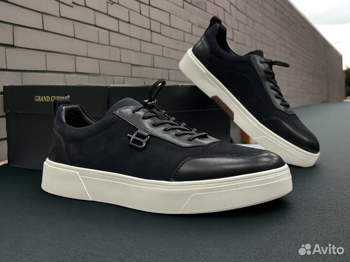 Кеды мужские кожаные 39-48