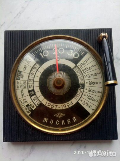 Термометр-календарь СССР