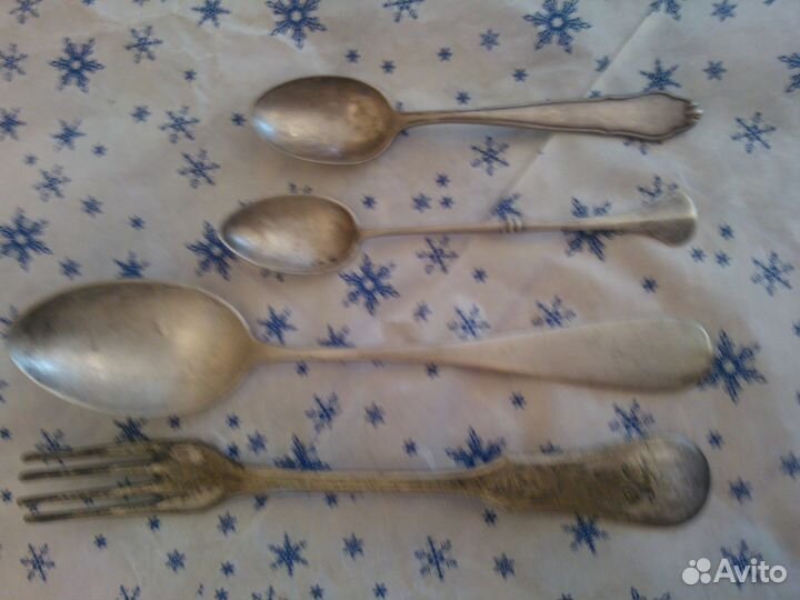 Столовые приборы,ножницы антикварные