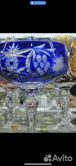 Креманки из цветного хрусталя, Германия Nachtmann