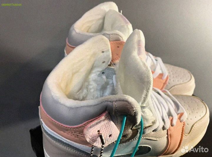 Кроссовки Nike Air Jordan тёплые (Арт.46367)