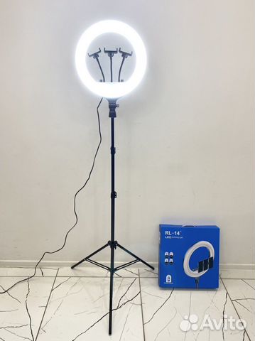 Кольцевая лампа 36 см профессиональная + Доставка