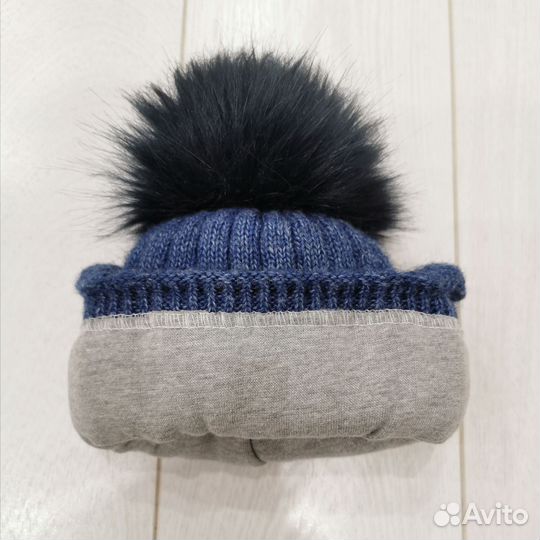 Зимняя шапка и снуд 9-18 мес