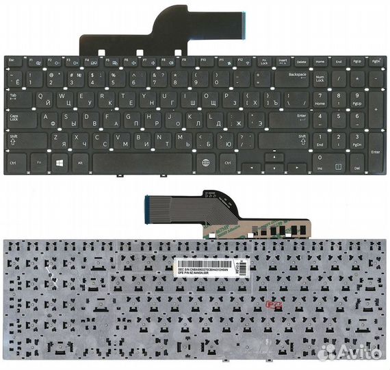 Клавиатура для ноутбука Samsung NP350V5C, NP355V5C