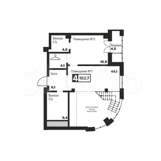 3-к. апартаменты, 152,7 м², 26/31 эт.