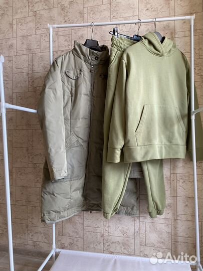 Спортивный костюм женский теплый тройка 44