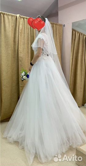 Свадебное платье 42 44 новое