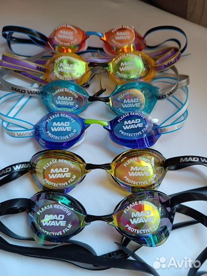 Очки для плавания Turbo racer II Rainbow Madwave