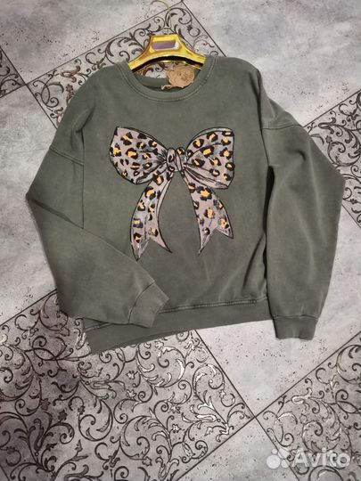 Свитшот женский. Италия. Бант. М, L
