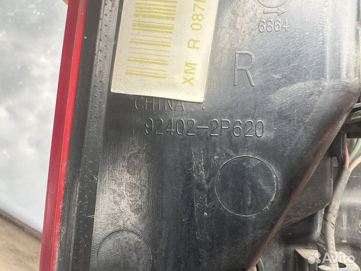 Фонарь правый Kia Sorento 2 рестайлинг