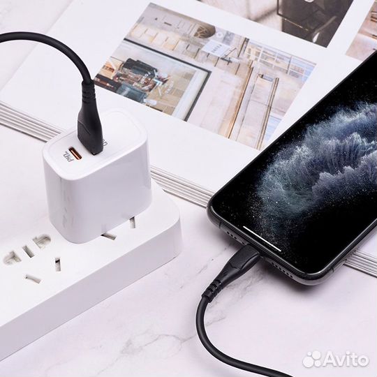 Кабель для iPhone borofone BX37 (2,4А 1м)