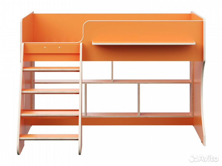 Кровать-чердак Шарни оранжевый