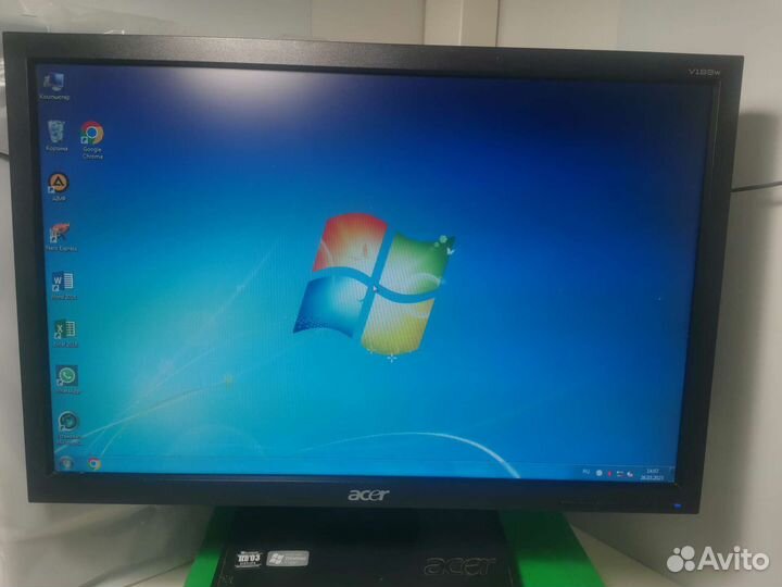 Системный блок+ монитор