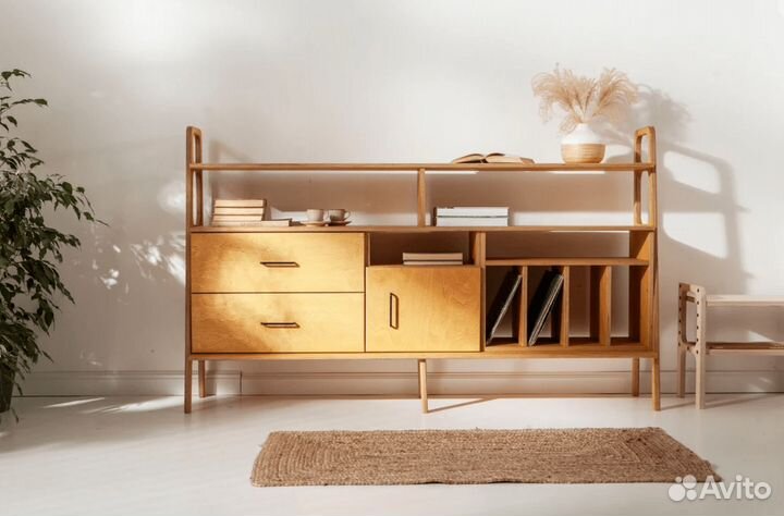 Тумба (2 ящика 70 + зона С балкончиком И дверцей 5