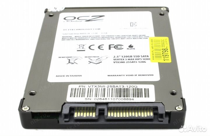 SSD OCZ Vertex 3 Max 120 Гб