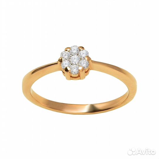 Кольцо Золото с бриллиантами