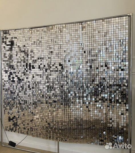 Фотозона из пайеток