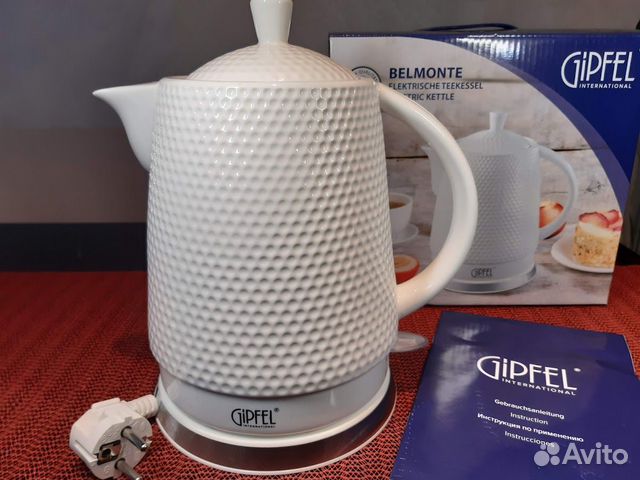 Чайники электр. Керамические Gipfel и Galaxy