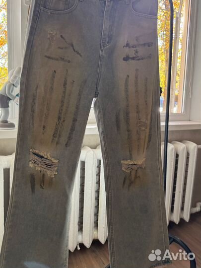 Джинсы Acne studios type грязные какиу Кореша