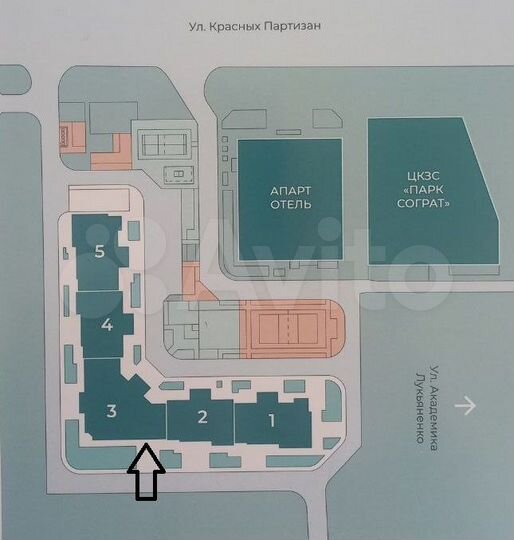 Торгово-офисное помещение, 123.4 м²