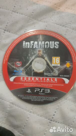 Диск Infamous на ps3