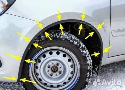 Накладки на арки Гранта Калина Датцун Веста