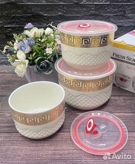 Набор керамической посуды 3пр