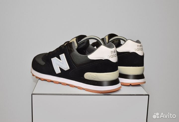 New Balance 574 Classic (41-46, Черно-белые)